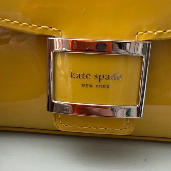 kate spade Yellow Patent Micro Top-Handle Bag - Picture 4 of 6